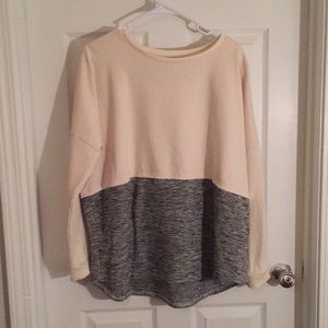 Mixed Media Sweatshirt